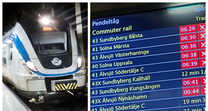 TT, Stockholm, Pendeltåg